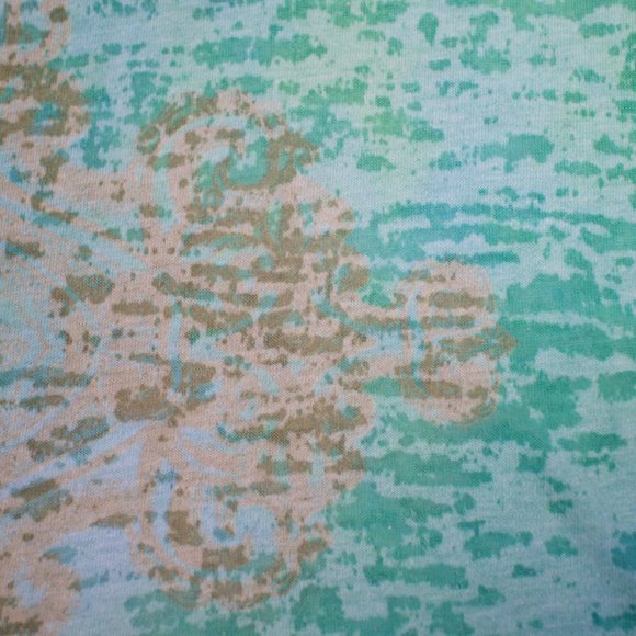 Prana Green and Tan Short Sleeve Tee - Picture 5 of 5